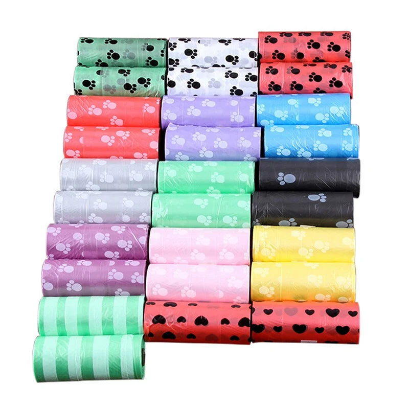 Lot de 5 rouleaux Sacs à ordures pour chiens
