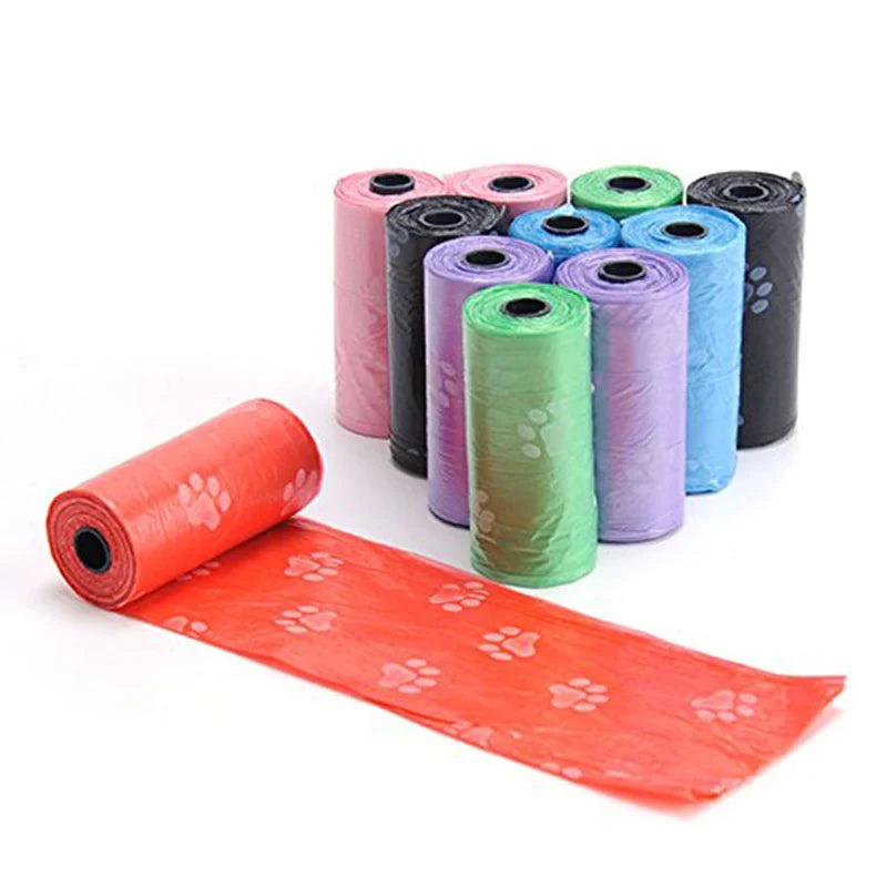 Lot de 5 rouleaux Sacs à ordures pour chiens