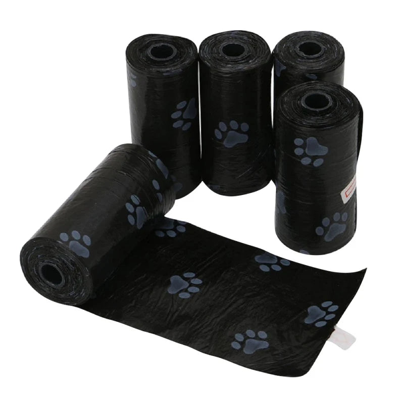 Lot de 5 rouleaux Sacs à ordures pour chiens