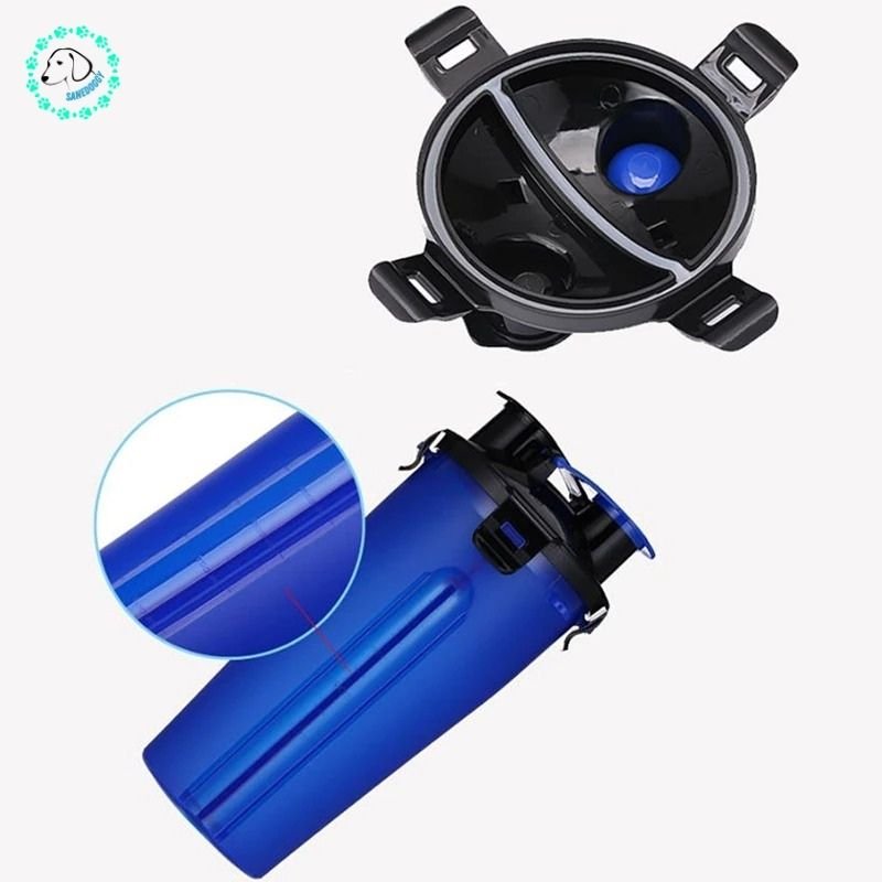 DoggyBottel™ | Bouteille d'eau de voyage 2 en 1 pour chien. - SaneDoggy